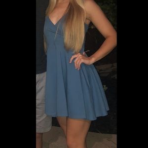 Blue sundress